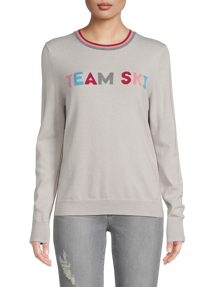 Chinti and Parker Women's Team Ski Wool & Cashmere Sweater - Grey - Size S | Saks Fifth Avenue OFF 5TH