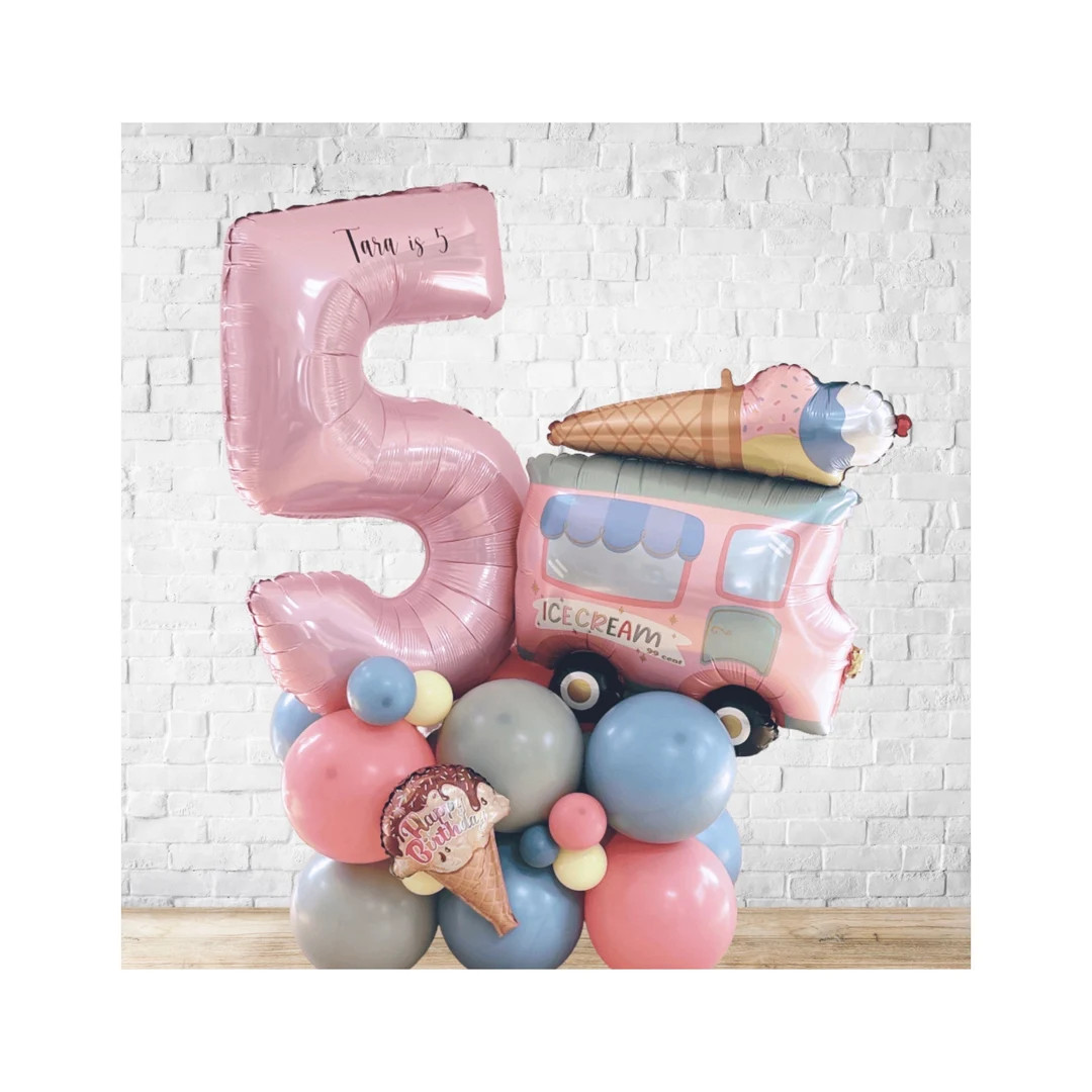 DIY Large Ice Cream Truck Balloon Sculpture, Too Sweet Balloon Stack, Candy Sculpture, Ice Cream ... | Etsy (US)