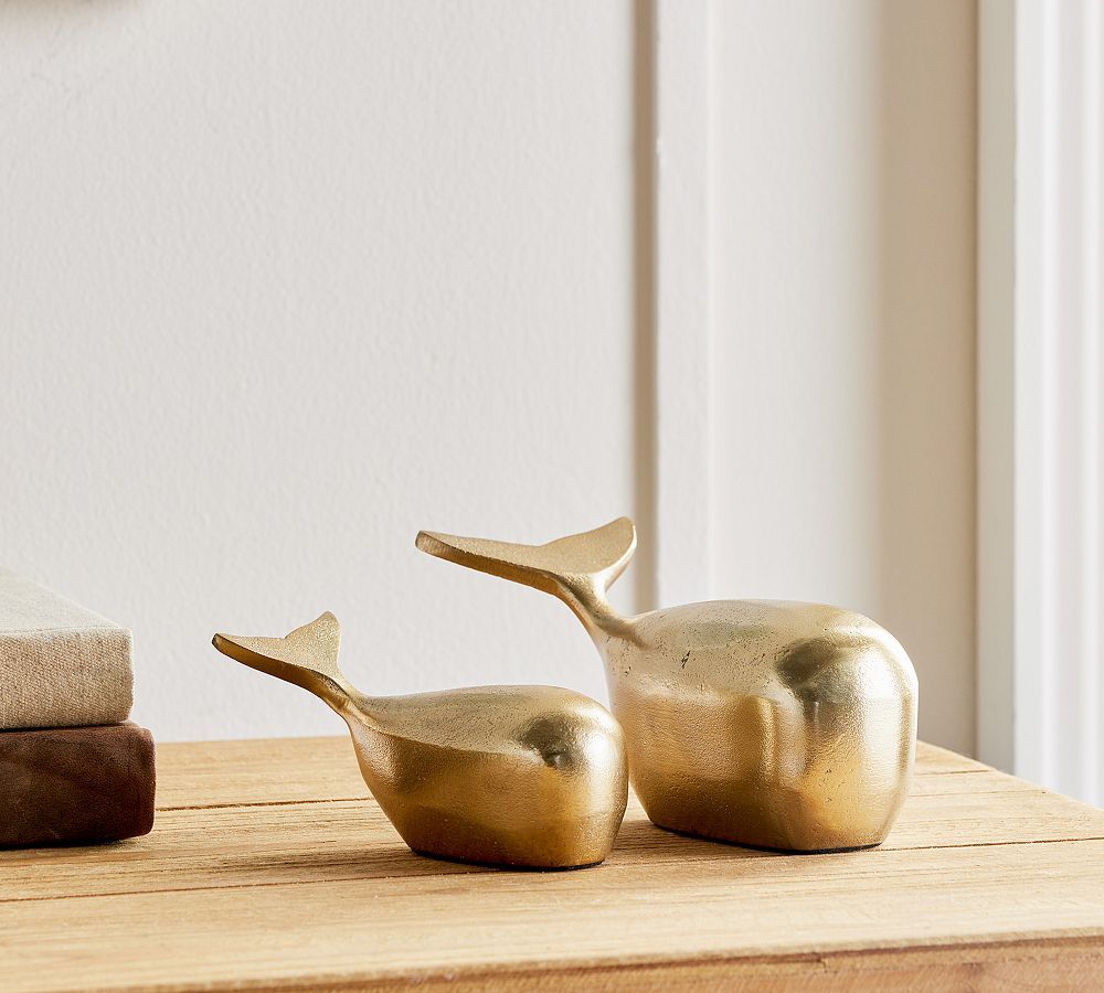 Delta & Dawn Whale Objects - Set Of 2 | Pottery Barn (US)