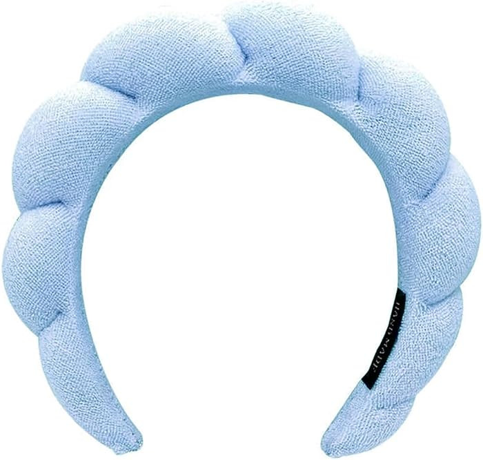 Spa Headbands - Terry Cloth Facial Headbands for Makeup Application, Skin Treatment, and Face Was... | Amazon (US)