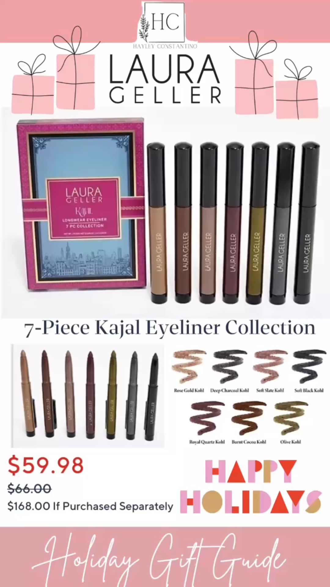 Laura Gellar never disappoints with the gift sets! By the way, these are currently on sale! Break them apart for separate gifts or stocking stuffers! 


#LTKHoliday #LTKBeauty #LTKGiftGuide