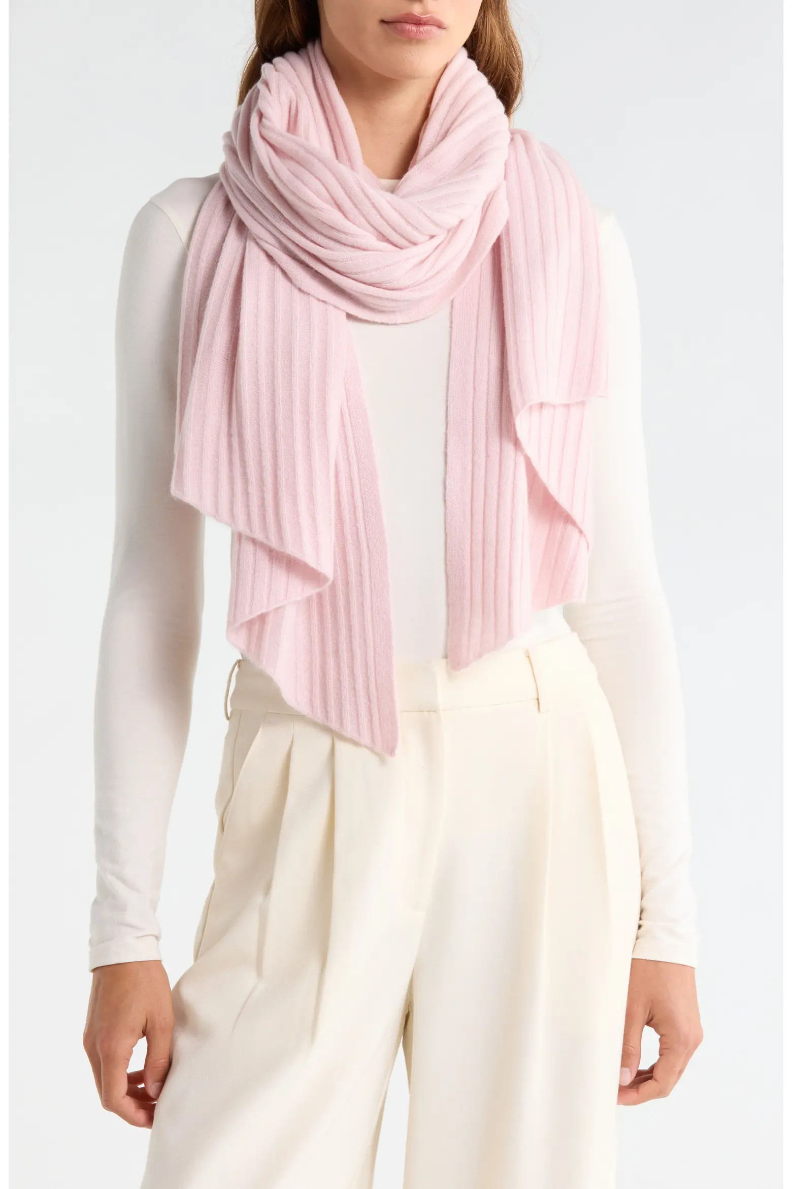 Rib Cashmere Travel Wrap (Women) | Nordstrom | Nordstrom