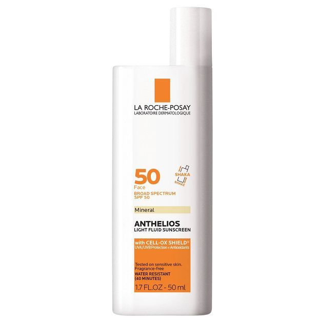 La Roche-Posay Anthelios Ultra-Light Fluid Mineral Face Sunscreen with Zinc Oxide – SPF 50 - 1.... | Target