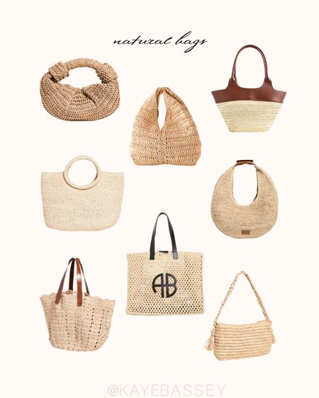 Natural woven handbags for the summer season - straw bags raffia bags beach bags for vacation travel #shopbop #bags #summer #summerstyle #ootd

#LTKSeasonal #LTKitbag #LTKtravel