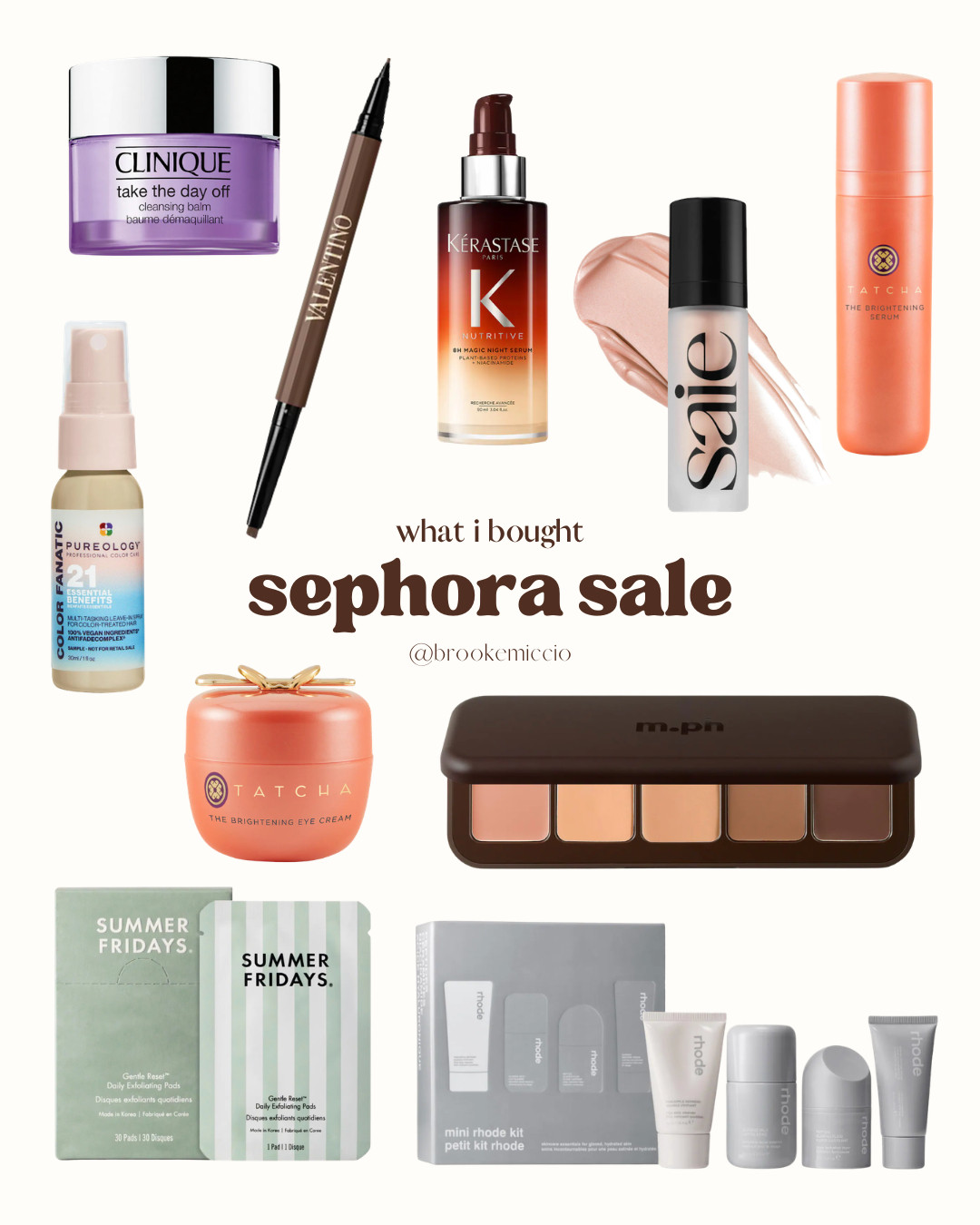 what i purchased from the sephora savings event! get 20% off with code SPRINGSALE 

 #LTKSaleAlert #LTKBeauty