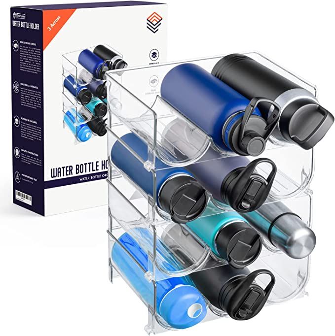 ClearSpace Water Bottle Organizer – Perfect as a Pantry Organizer and Cabinet Organizer –Wate... | Amazon (US)