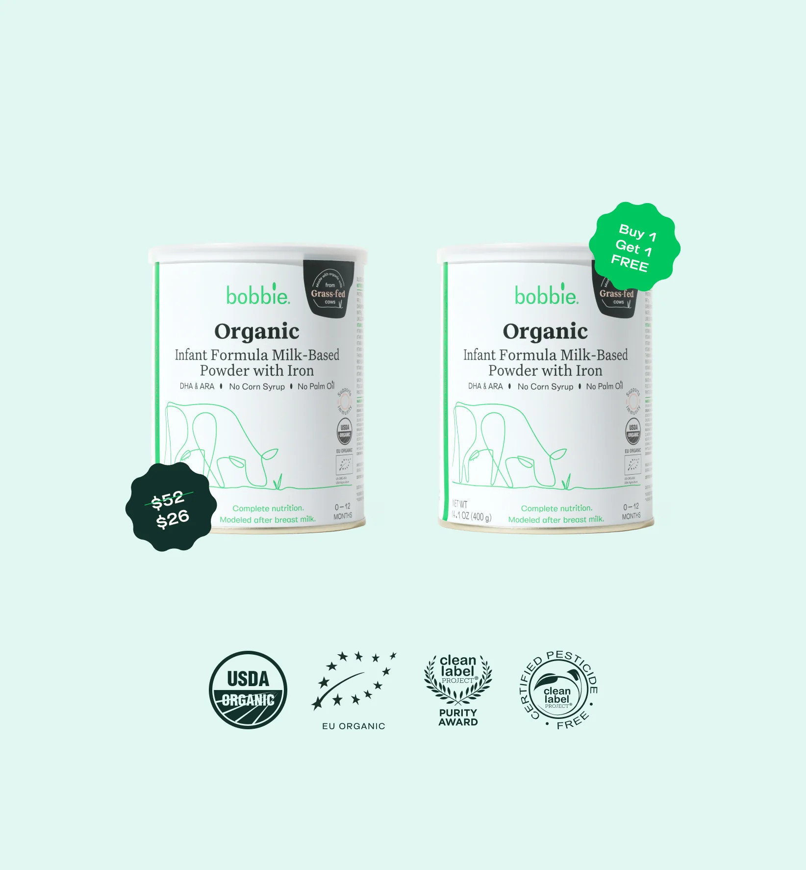 Try Bobbie Organic Infant Formula | Bobbie | Bobbie