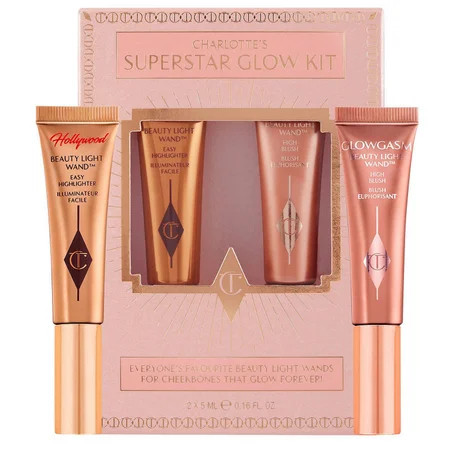 Charlotte Tilbury Superstar Glow Kit- Beauty Light Wand Duo - Spotlight +Pinkgasm | Walmart (US)
