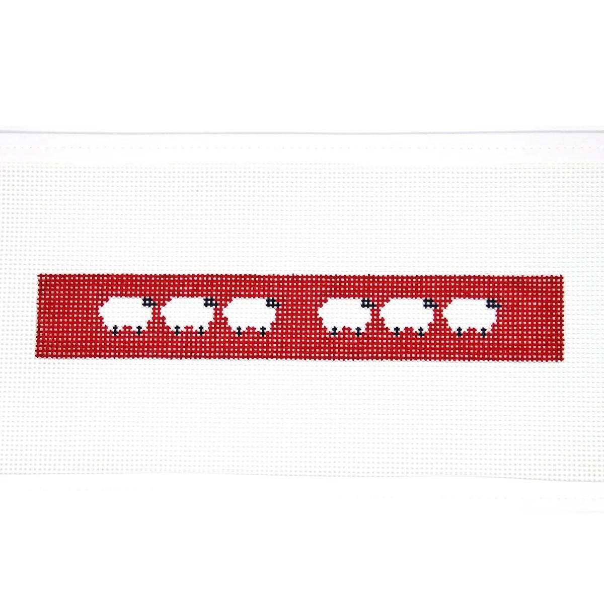 Red Sheep Key Fob | Greystone Needlepoint