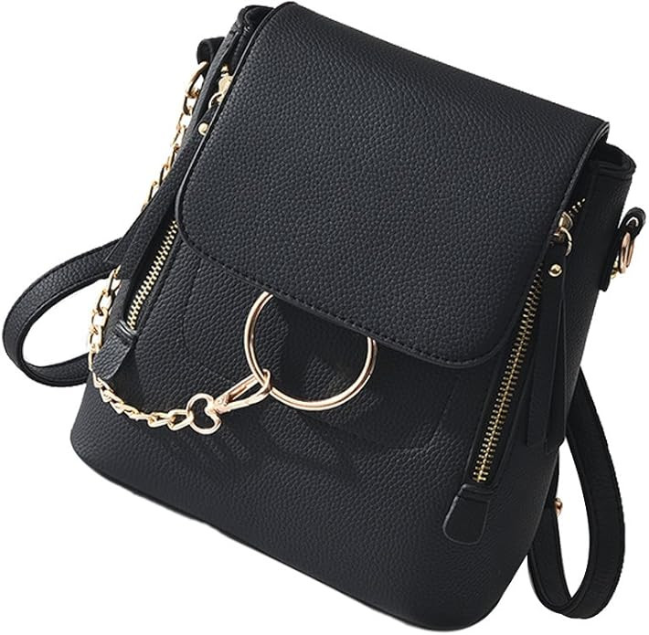 HENGSHENG Fashion Women Crossbody Backpack Purse Small Pu Leather Shoulder Bag Ladies Cute Chain ... | Amazon (US)