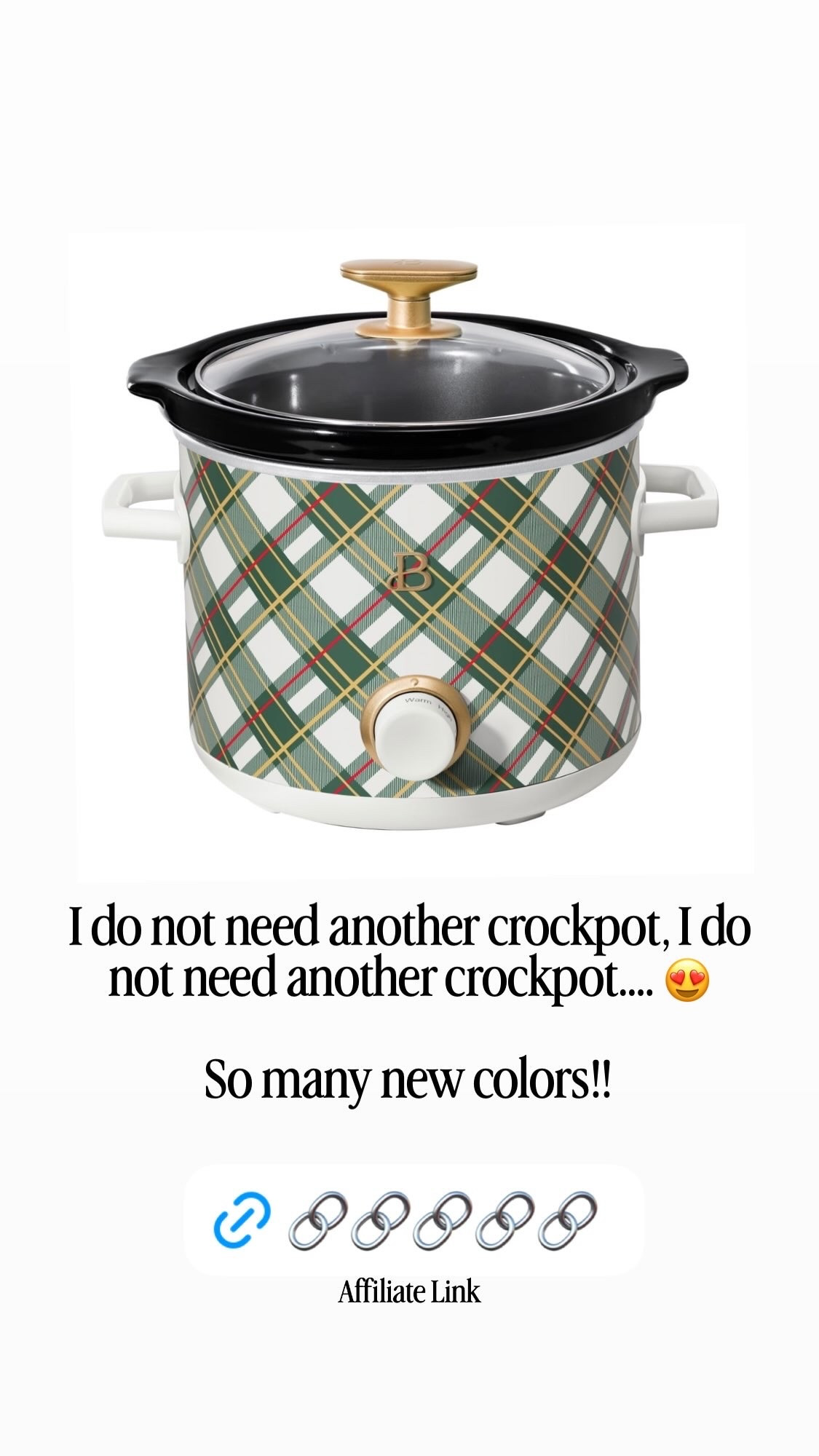 I do not need another crockpot, I do not need another crockpot…. 😍

So many new colors!! Affiliate Link