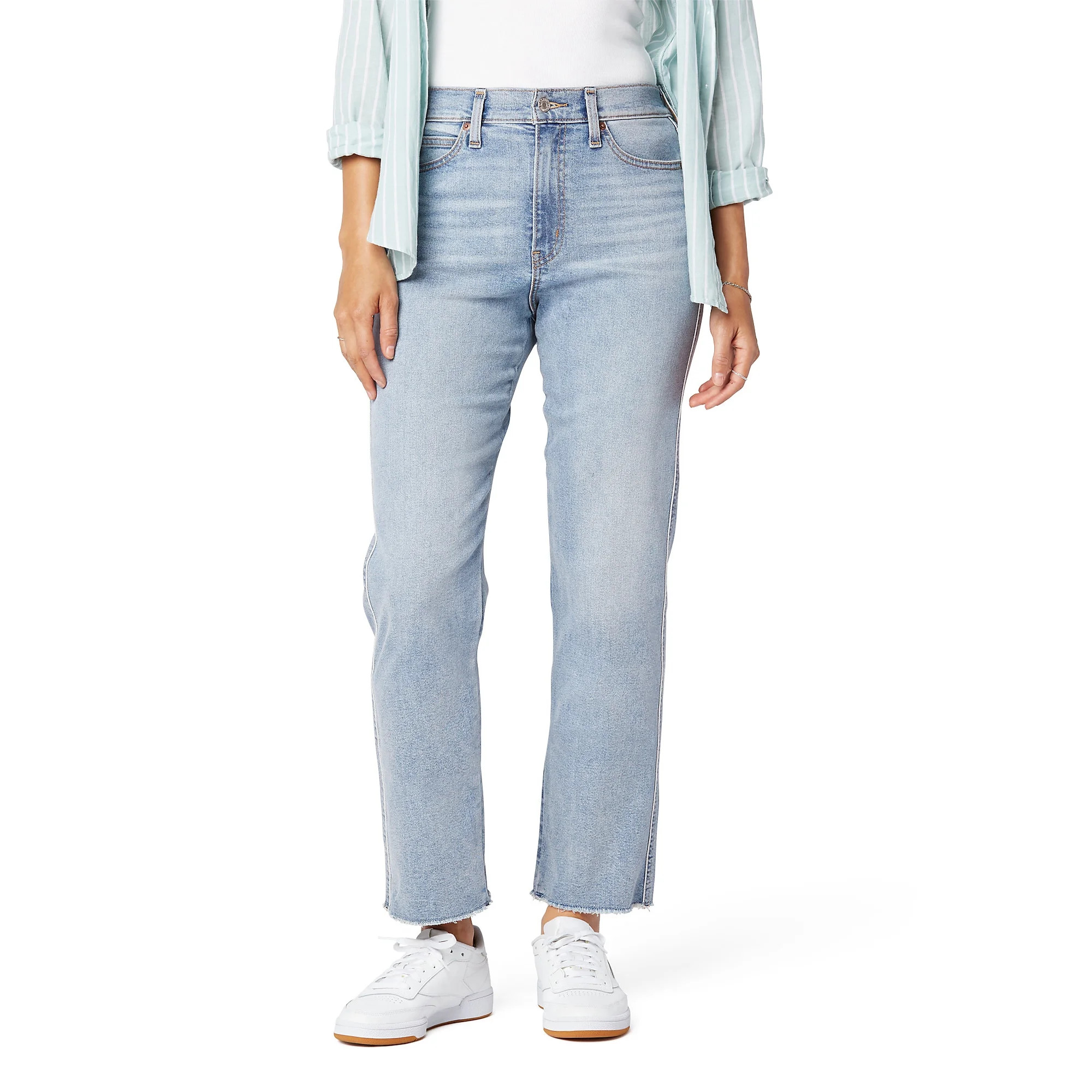 Signature by Levi Strauss & Co. Women's Heritage High Rise Straight Jeans | Walmart (US)