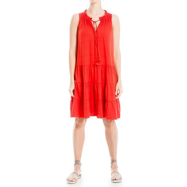Max Studio Women's Sleeveless A Line Jersey Dress | Walmart (US)