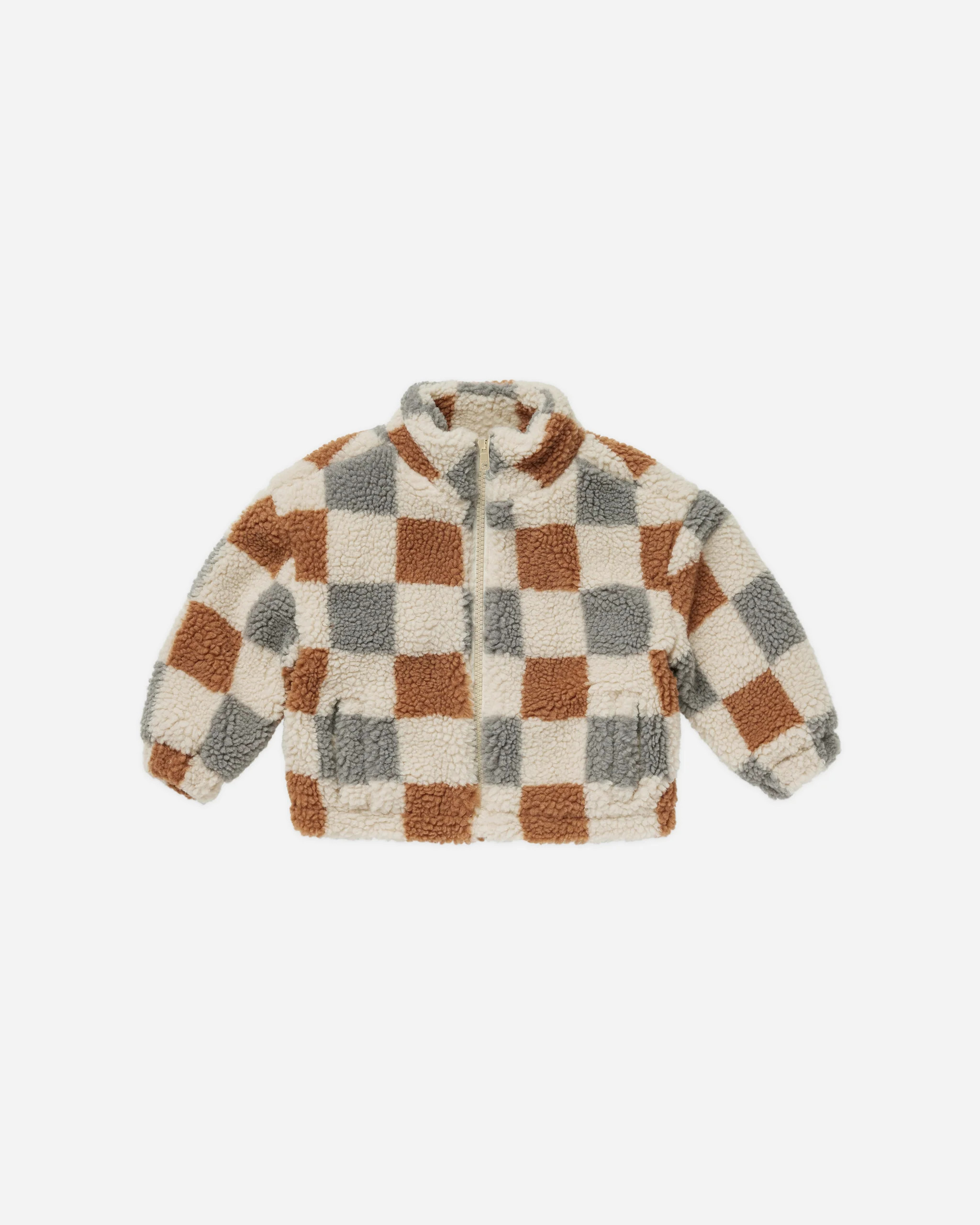 Coco Jacket || Shearling Check | Rylee + Cru