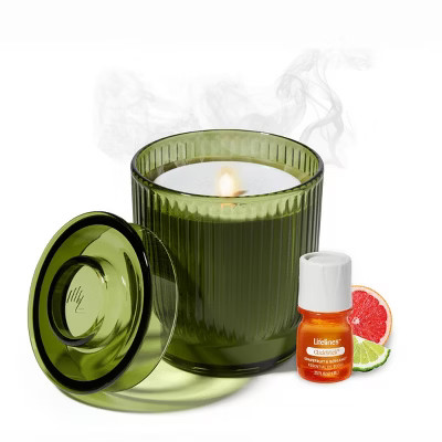 Lifelines Ribbed Olive Flameless Candle Diffuser | Target