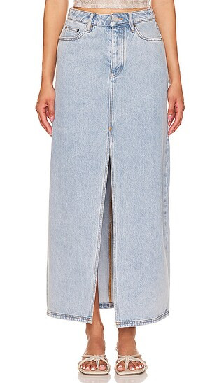 Lima Skirt in Vintage Blue | Revolve Clothing (Global)
