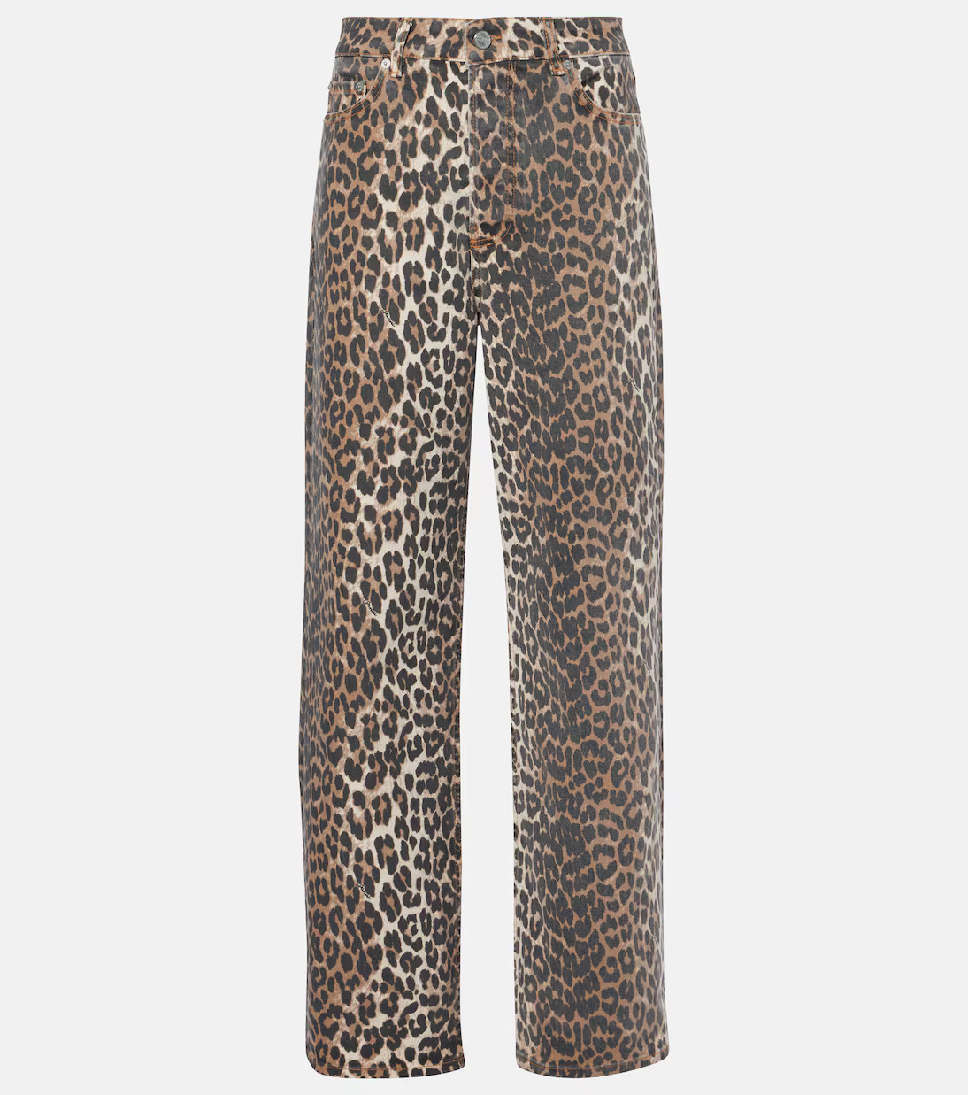 Izey leopard-print straight jeans | Mytheresa (US/CA)