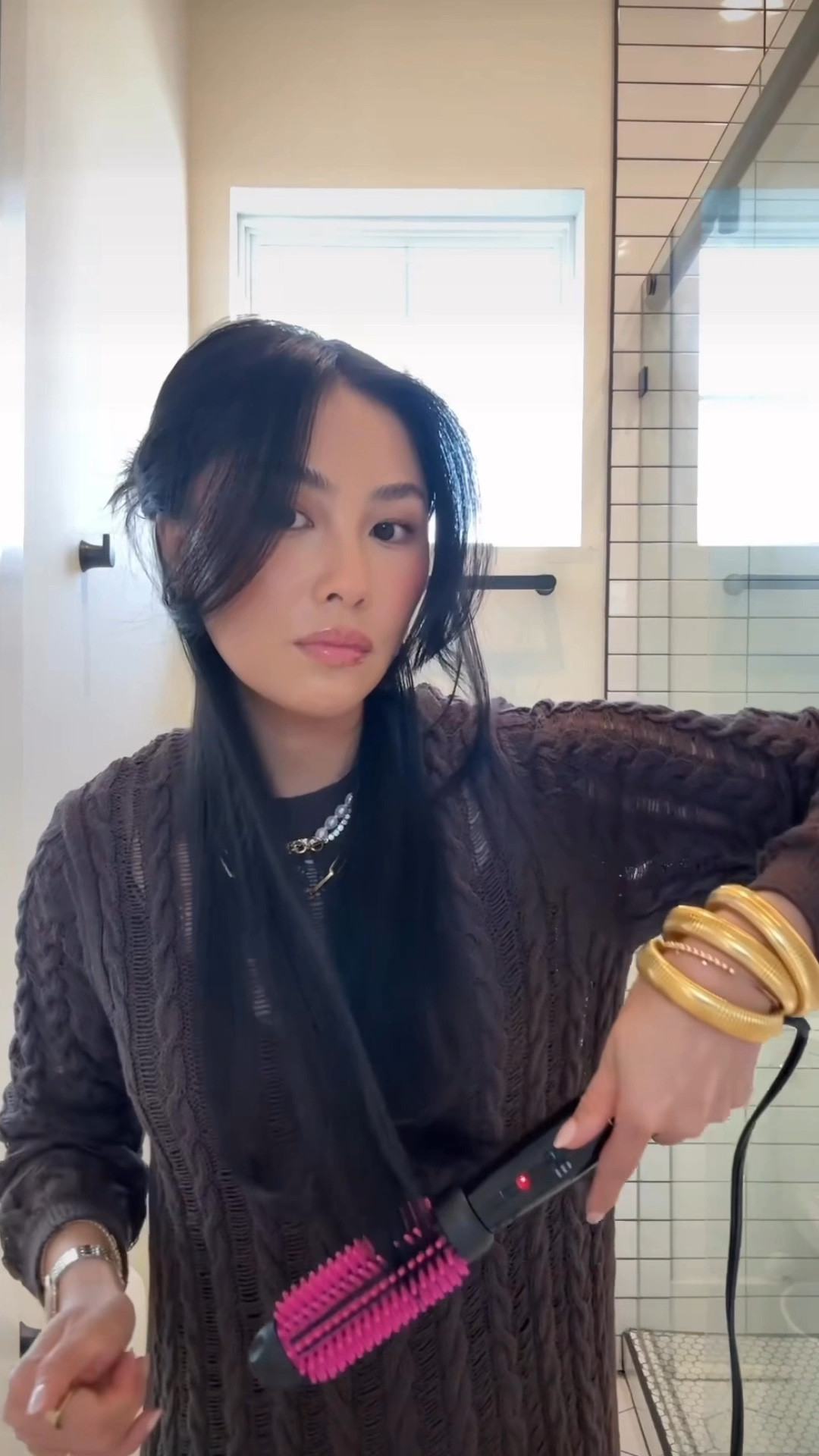 hair was done yesterday with this little thermal brush. I just curled the ins in and love the quick at home blowout look it gave! #LTKuk

#LTKFindsUnder50 #LTKWatchNow #LTKBeauty