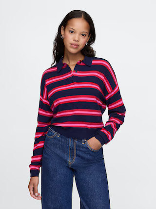 CashSoft Relaxed Polo Sweater | Gap (US)