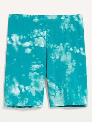 High-Waisted Printed Bike Shorts for Women -- 7-inch inseam | Old Navy (US)