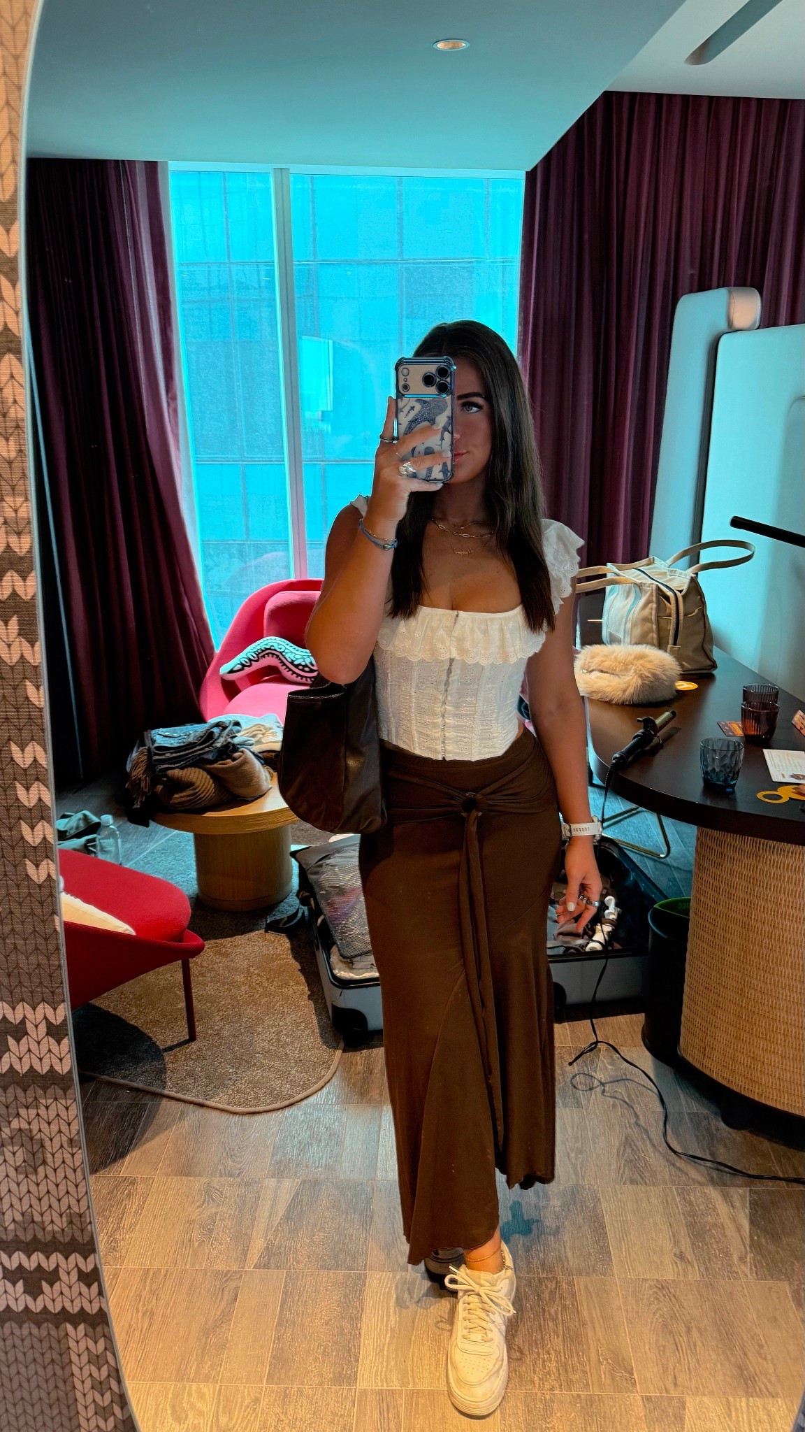 wearing a small in the top and skirt  

#LTKSaleAlert #LTKootd #LTKSeasonal