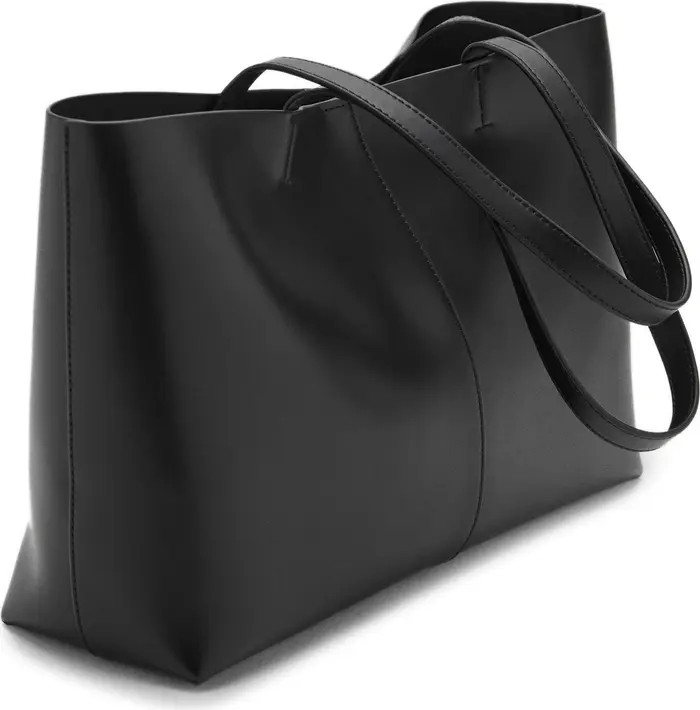 Faux Leather Shopper Tote | Nordstrom