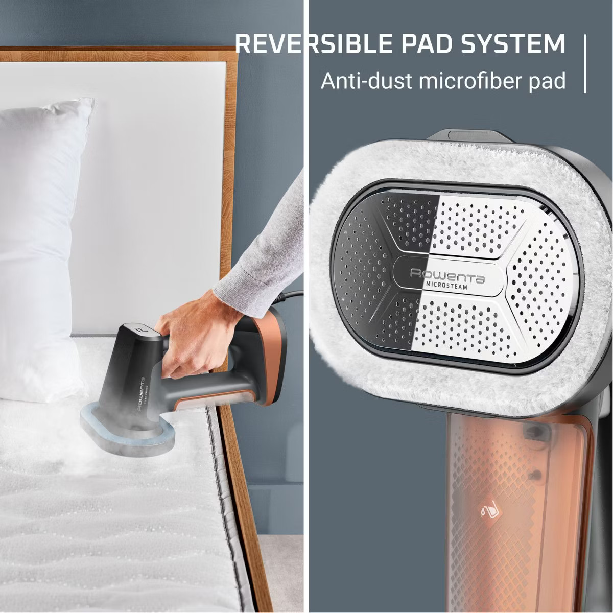 Rowenta Pure Force 3-in-1 Steamer & Iron, 1875W, Black & Copper | Target