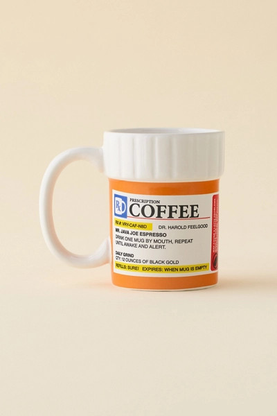 Prescription Bottle Ceramic Mug | Urban Outfitters (US and RoW)