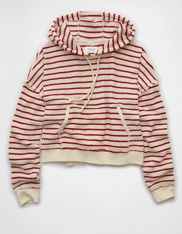 AE Waffle Fleece Hoodie | American Eagle Outfitters (US & CA)