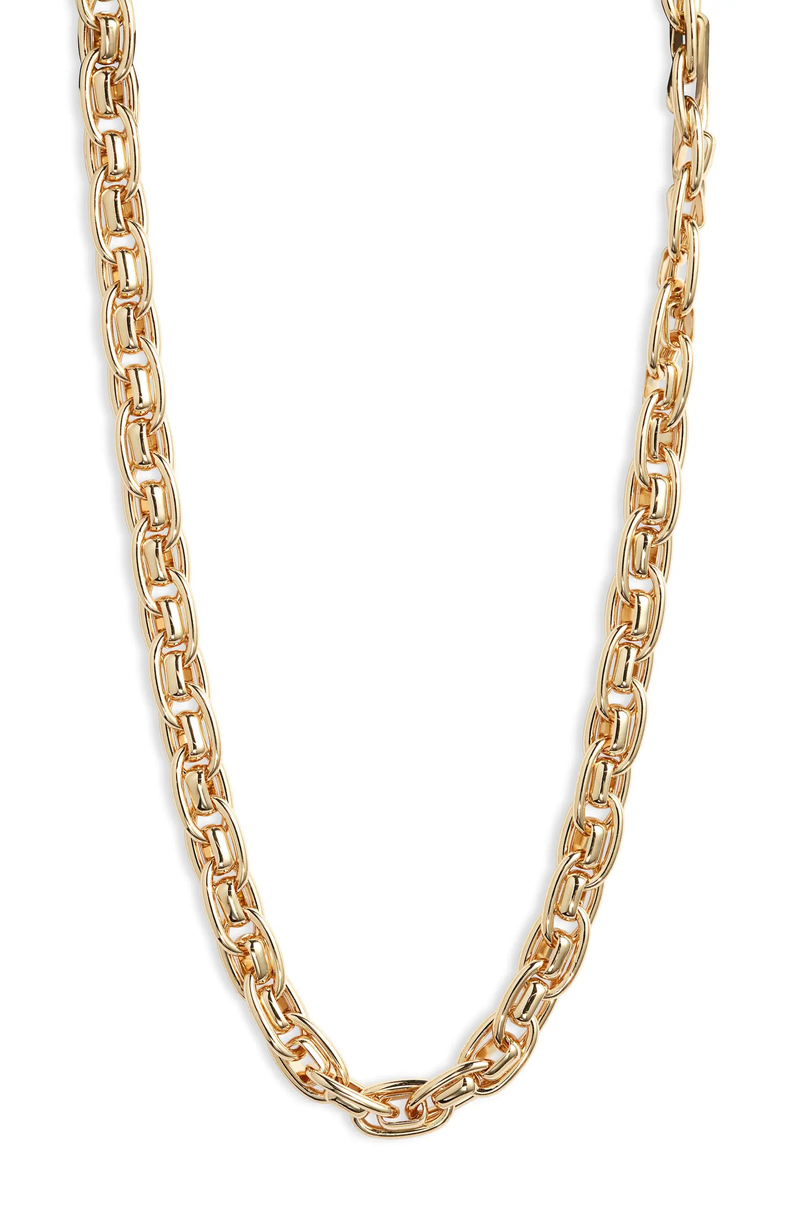 Nordstrom Luxe Double Curb Chain Necklace | Nordstrom | Nordstrom