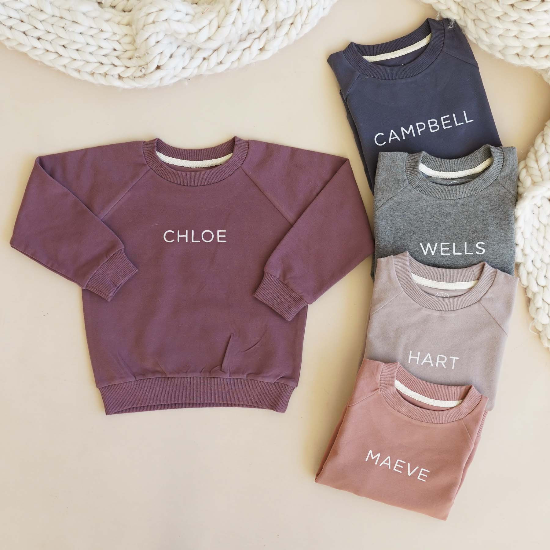 Personalized Kids Graphic Sweatshirts | Feeling Fall | Caden Lane