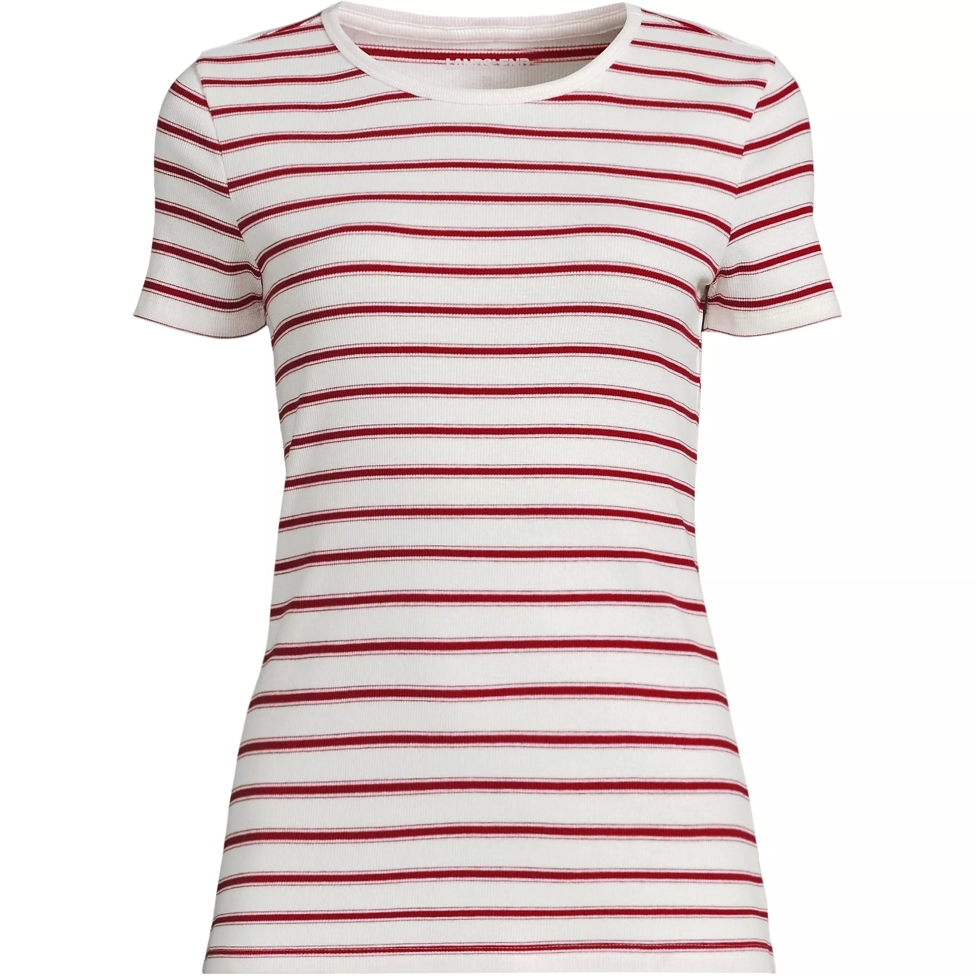 Women's Micro Rib T-Shirt | Lands' End (US)