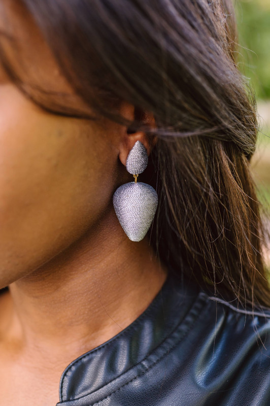 Rory - Silk Wrapped Earrings | Lisi Lerch Inc