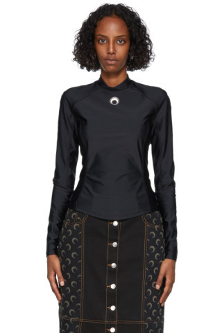 Black Training Second Skin Long Sleeve T-Shirt | SSENSE