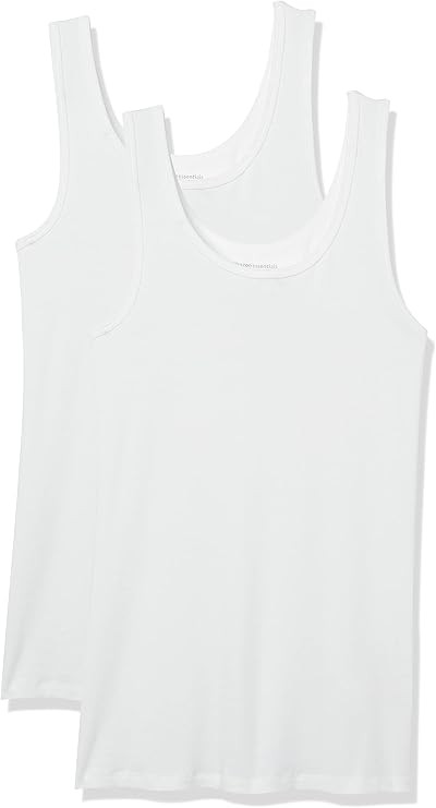Amazon Essentials Women's Slim-Fit Tank, Pack of 2 | Amazon (US)