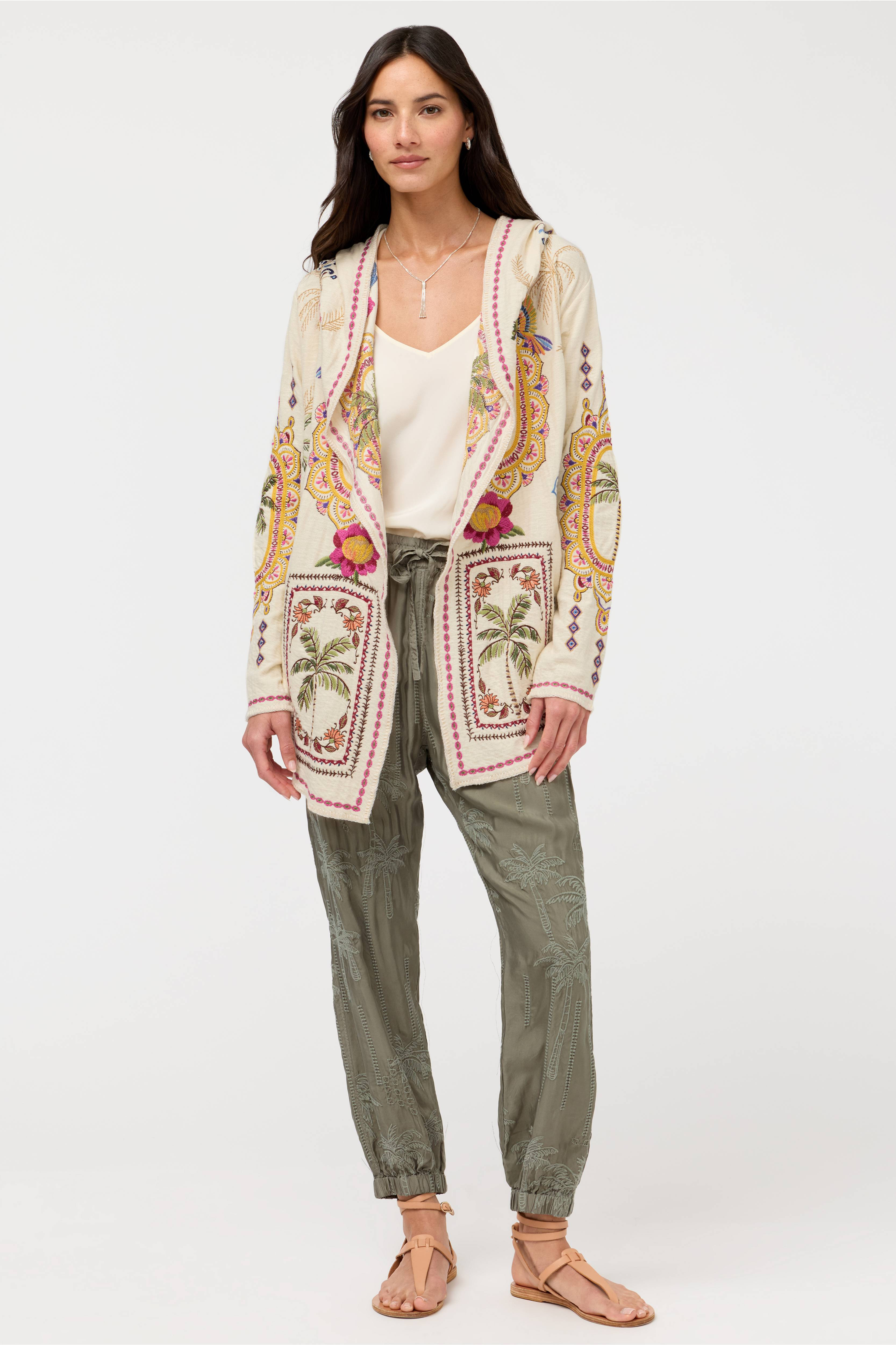 BIYA SHORT HOODIE
                                
                                    
         ... | Johnny Was