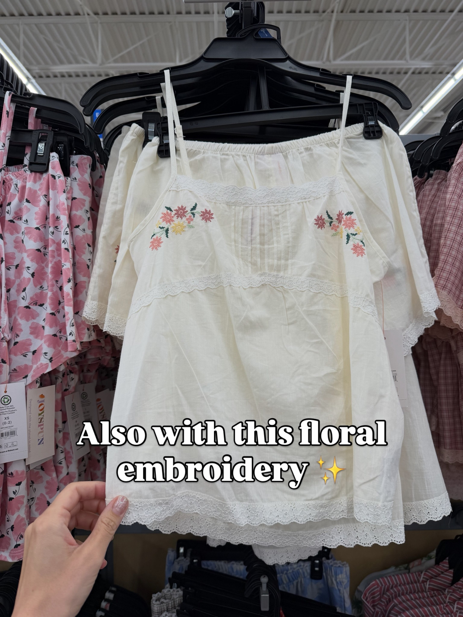 Walmart cotton pajama set, several colorways! #walmartfashion