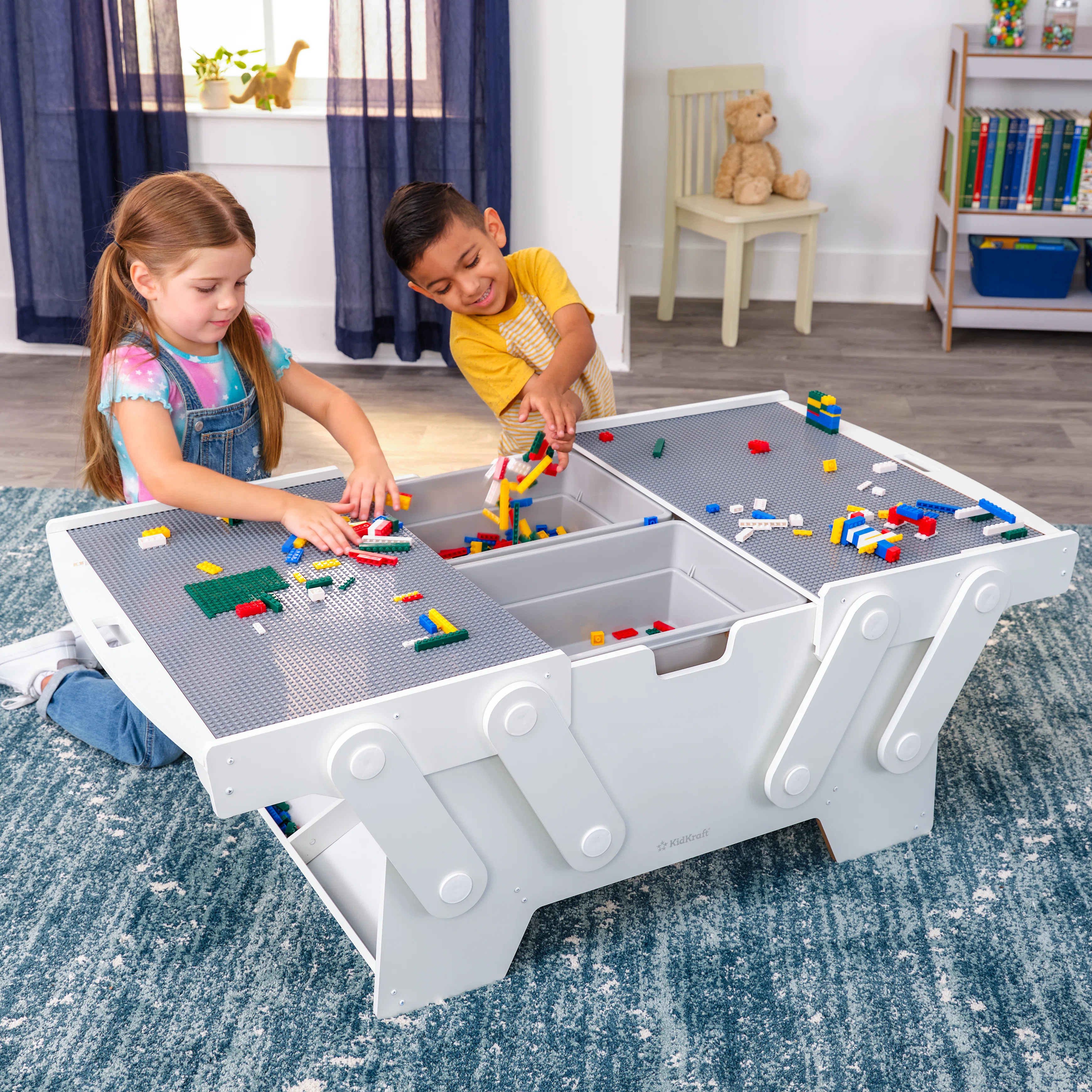 Building Bricks Play N Store Mega Table | Wayfair North America