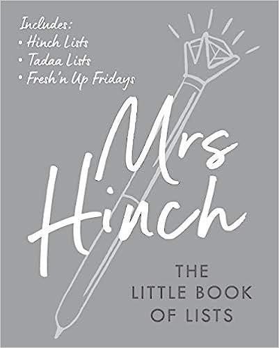 Mrs Hinch: The Little Book of Lists: Amazon.co.uk: Hinch, Mrs: 9780241461877: Books | Amazon (UK)