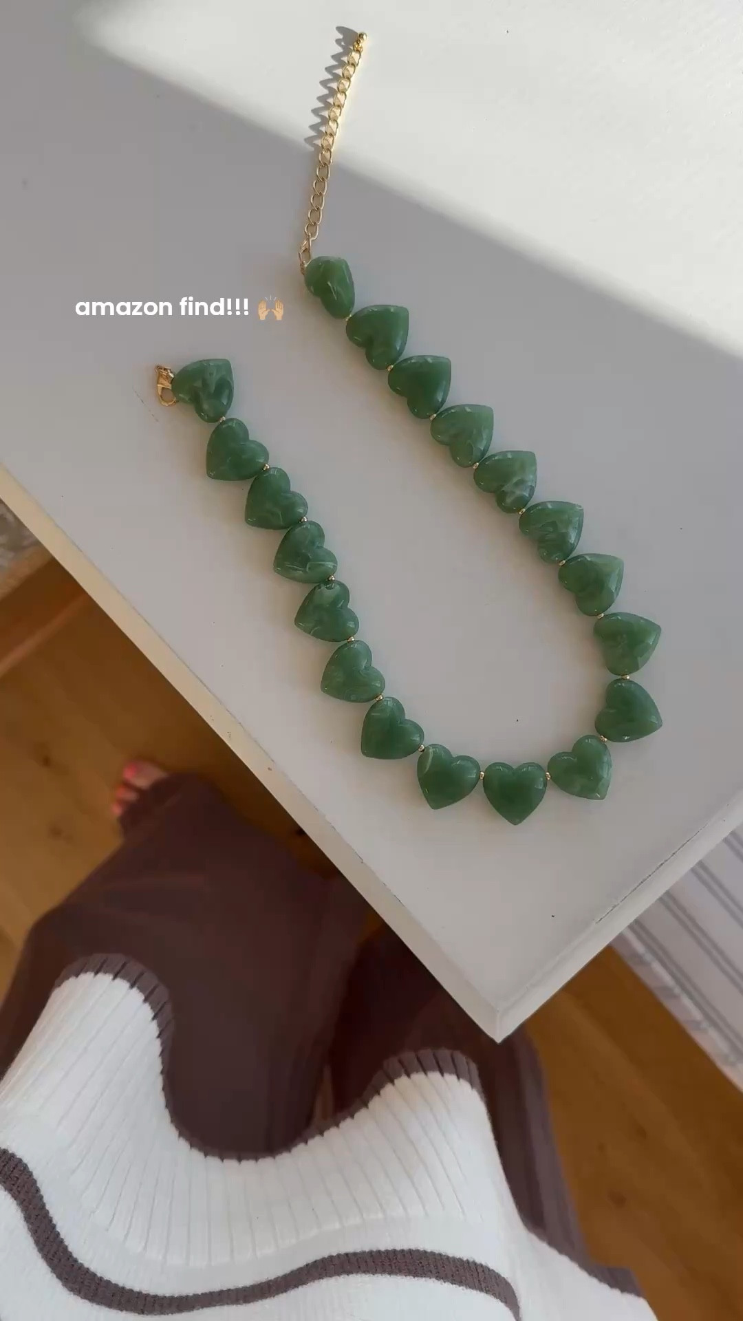 Prettiest Amazon necklace in the green color!! 🤍✨

#LTKSaleAlert #LTKgrwm #LTKTravel