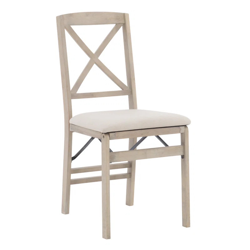 Aahil Solid Wood Folding Padded Dining Chair | Wayfair North America