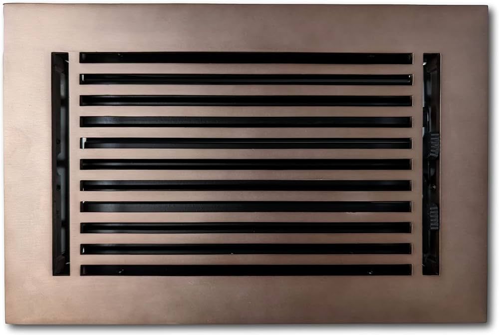 6 x 10 Cast Aluminum Linear Vent Cover - Oil Rubbed Bronze | Amazon (US)