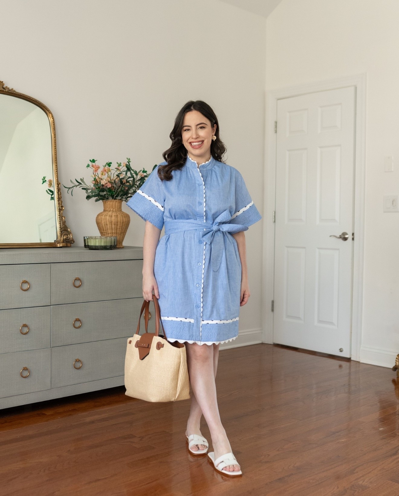 Cutest weekend dress alert! This scalloped chambray mini is so effortless. Pair it with sandals or sneakers for an easy, stylish look.

mothers day outfit, spring style, brunch outfit, spring dress, mom style, fashion accessories, vacation fits, dressy look

#LTKSeasonal #LTKU #LTKootd