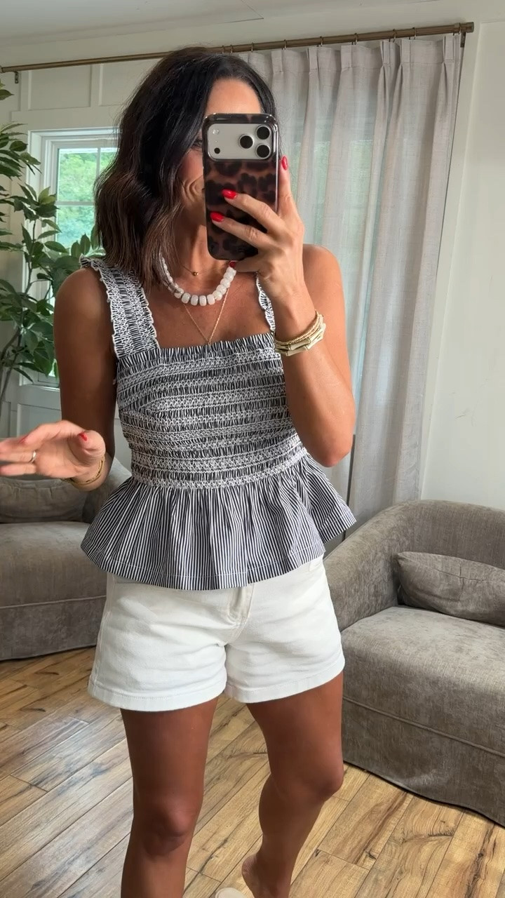 this Walmart top is SO good 😍 the smocked detail + little peplum shape make it look way more expensive than it is! 🤍

#WalmartFashion #WalmartFinds #WalmartStyle #AffordableFashion #LTKFinds