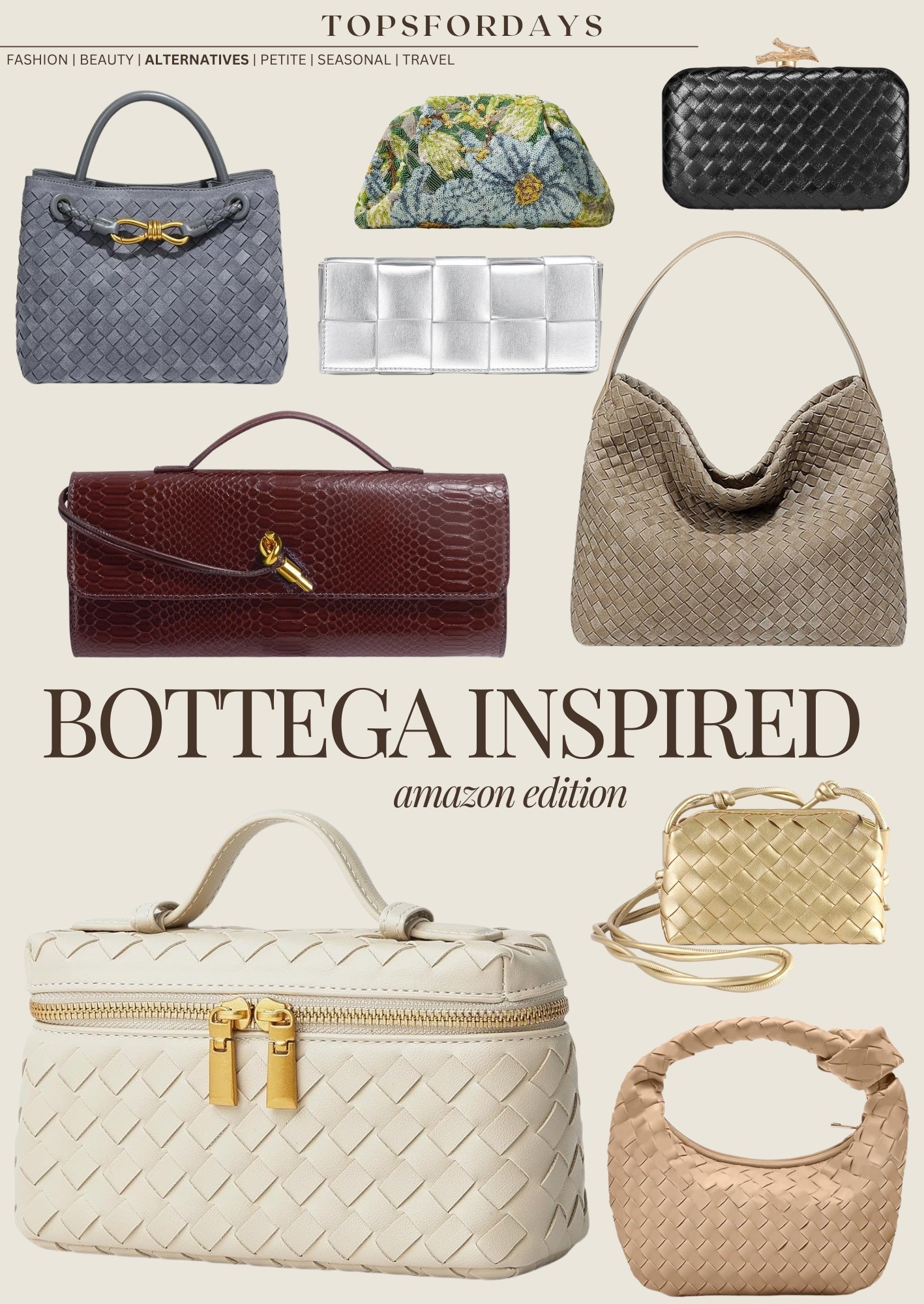 My favorite bottega inspired bags from Amazon 

#LTKStyleTip #LTKItBag #LTKTravel
