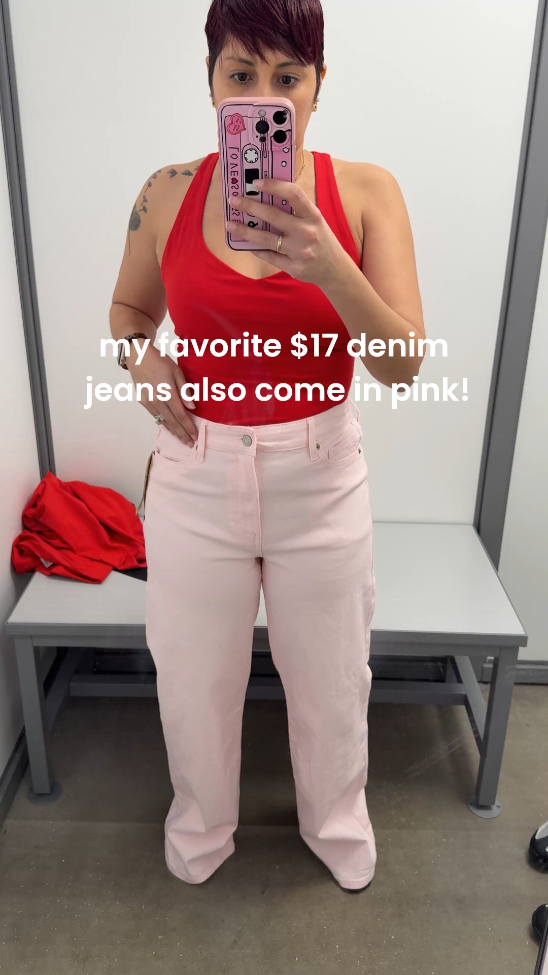 These Walmart jeans always fit so good!!  Love the waist band  

#LTKOver40 #LTKootd #LTKgrwm