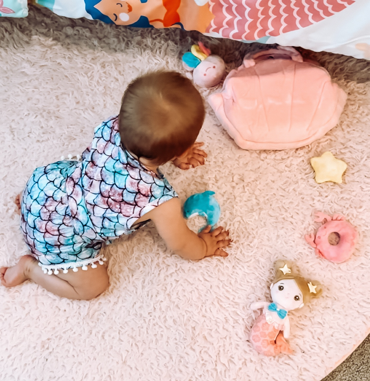 The cutest little mermaid onsie and I love this fun mermaid set for baby girls! 🧜🏼‍♀️

#LTKBaby #LTKKids #LTKFamily