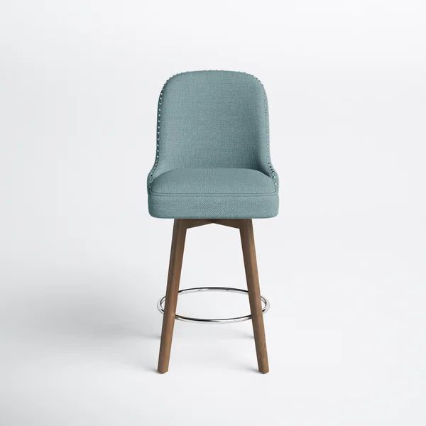 Philippa Button Tufted Stool with Swivel Seat | Wayfair North America