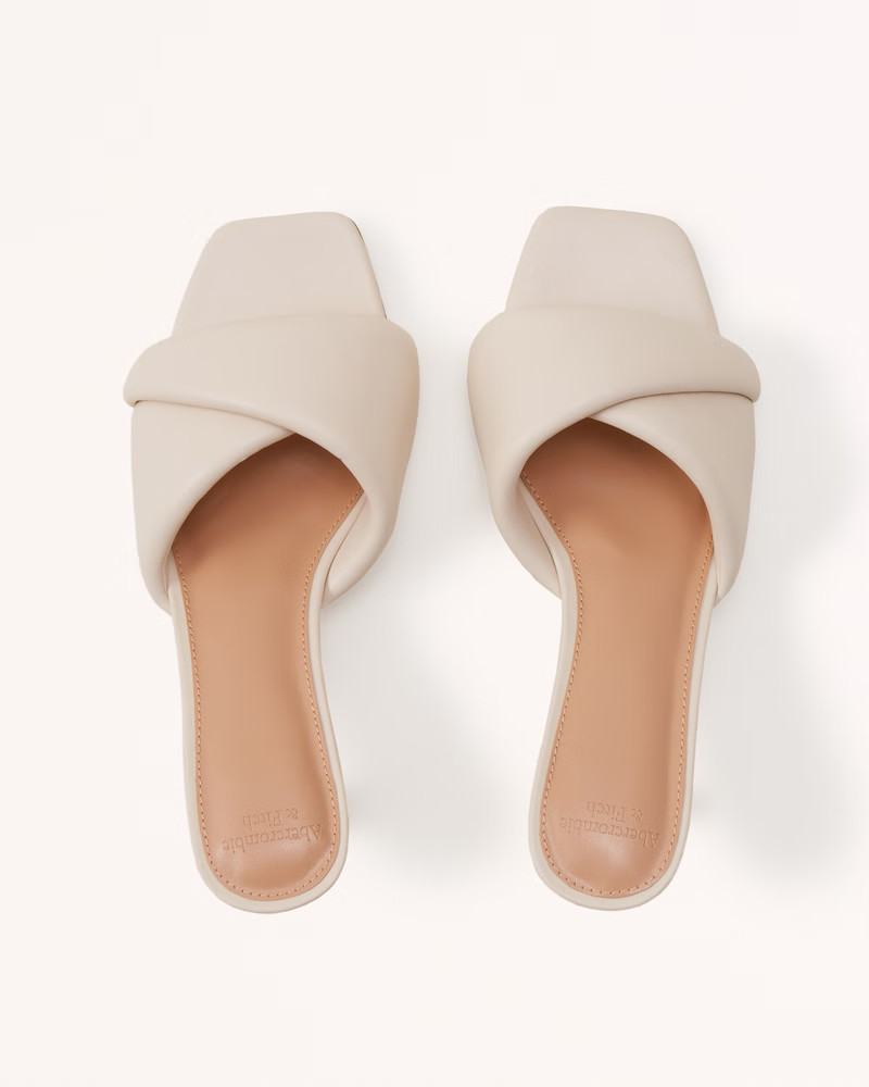Puffy Twist Heels | Abercrombie & Fitch (US)