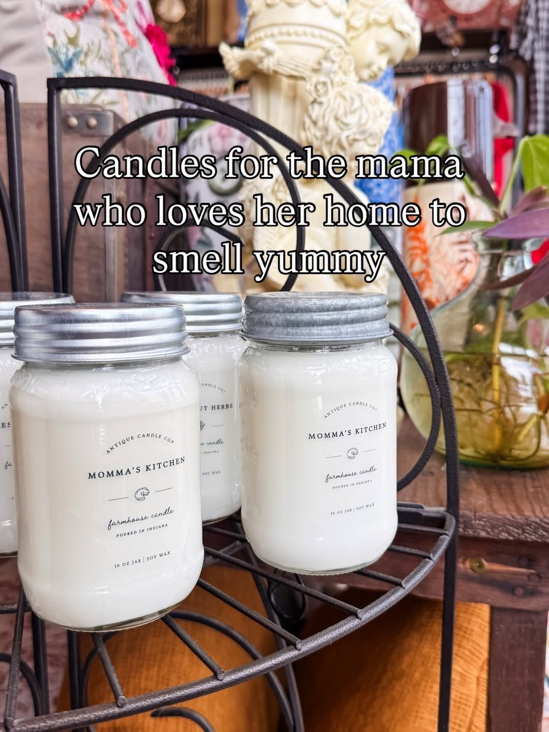 This antique style “Momma’s Kitchen” farmhouse candle smells absolutely delicious—such a cozy, thoughtful gift for any mama who loves her home to feel warm and inviting.

#LTKHome #LTKSeasonal #LTKMothersDay